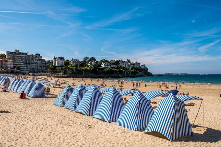 Dinard: Studio A 100 M De La Plage De L'Ecluse Eksteriør bilde